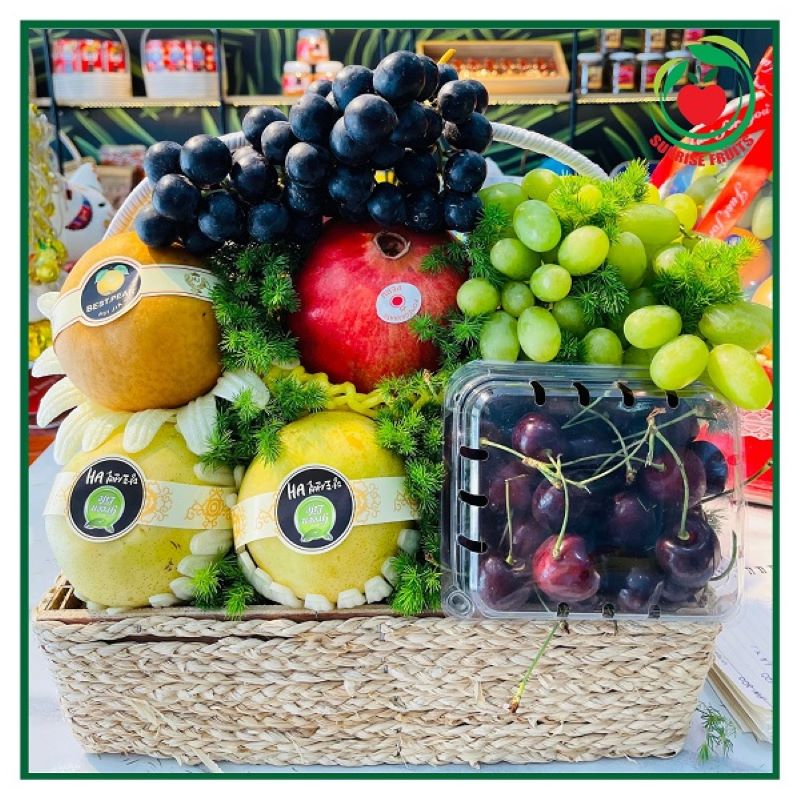 Sunrise Fruits chuyên cung cấp giỏ quà Thuận An đẹp, chất lượng