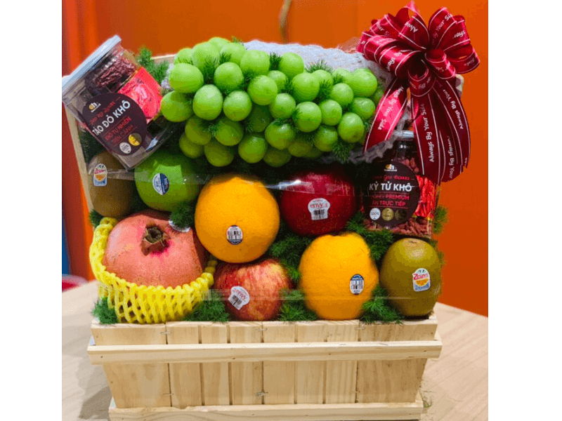 Một số mẫu giỏ quà trái cây Bến Cát đẹp