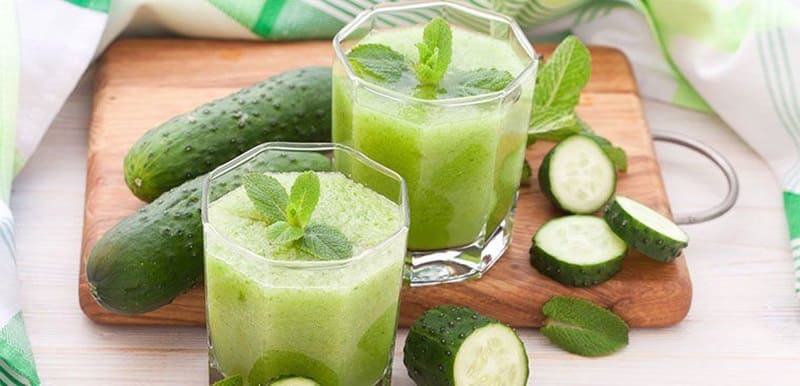 Công thức làm nước detox đẹp da dưa chuột
