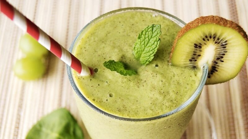 Sinh tố chuối mix kiwi
