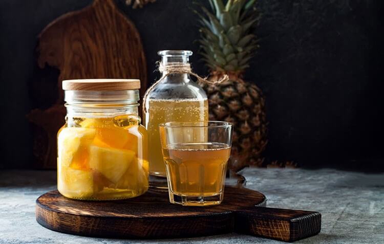 Cách làm kombucha dứa tại nhà