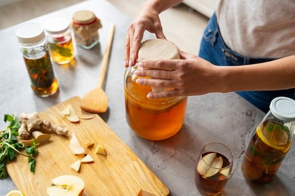 Công thức ước lượng gừng tươi để làm kombucha