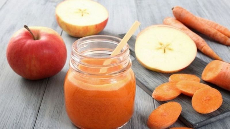 Lợi ích nước ép cà rốt và táo với sức khỏe