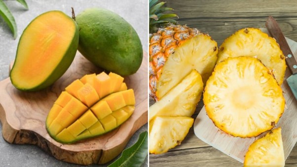 Ăn xoài và dứa không nên ăn chung với nhau