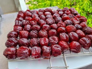 Cách làm mứt mận hậu (mận Hà Nội) gia truyền