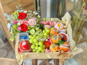 GIỎ TRÁI CÂY TRUNG THU SANG TRỌNG BIẾU LỄ